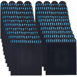 CREATCABIN 40 Set Klettband Selbstklebender Rückseite Doppelseitiger Klebestreifen Strapazierfähiges Stark Klebendes Wandmontageband Zur Befestigung Wanddisplays Bilderrahmen Für Einsatz 9.3x1.9cm