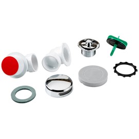 Watco 901-PP-PVC-CP Innovator Push Pull Half Kit, Chrome Plated