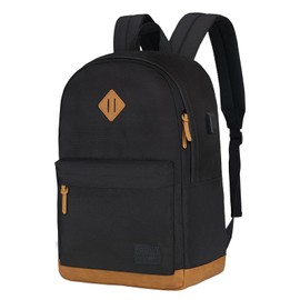 KOPHLY Large Hand Luggage Travel Laptop Backpack for Men and Women, School Backpack, Classic Backpack for University, darkgray