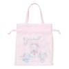 Sanrio 463183 Drawstring Bag with Handle (White Cat Ballerina) Sanrio