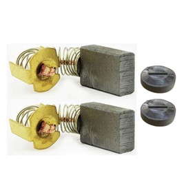 Superior Electric S77-K1 Carbon Brush & Brush Cap/Holder Set (2/pack) OEM # 1619X01351 / 26103-20391 - OEM # 1619X01268, Compatible with Ridgid 512010001