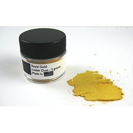 Royal Gold - 5 gram - Edible Glitter – Vegan Gold Food Coloring –Edible Luster Dust For Decorating Cakes, Cocktails, Icing, Chocolate Wedding Party Baking Cupcake Cookie Ice Cream Decoration Supplies