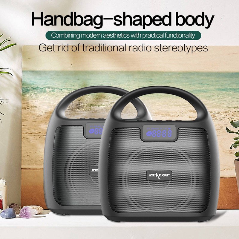 Portable Wireless Speaker with BT 5.0 Technology Water Resistant Speakers