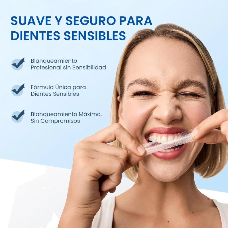 Freshmile Blanqueador Dental Tiras Para Dientes Sensibles