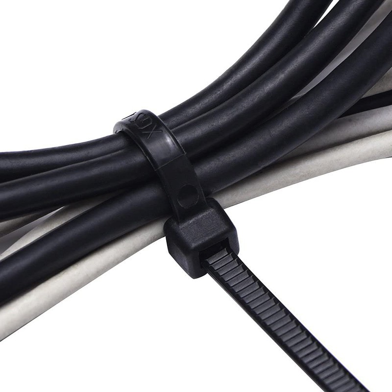 100 Nylon Cable Ties 3.9 inches (100 mm), Binding Diameter
