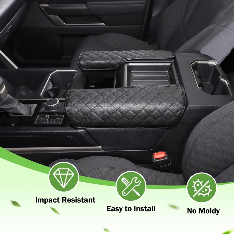Center Console Armrest Cover Protector Pad Compatible with Toyota Tundra