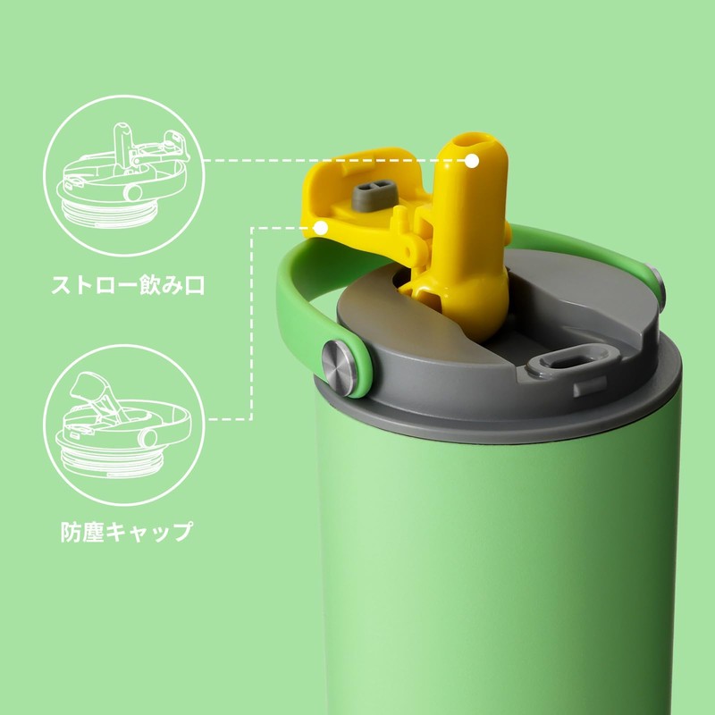 BOTTLE BOTTLE Tumbler, 28.7 fl oz (800 ml), Sage, Green