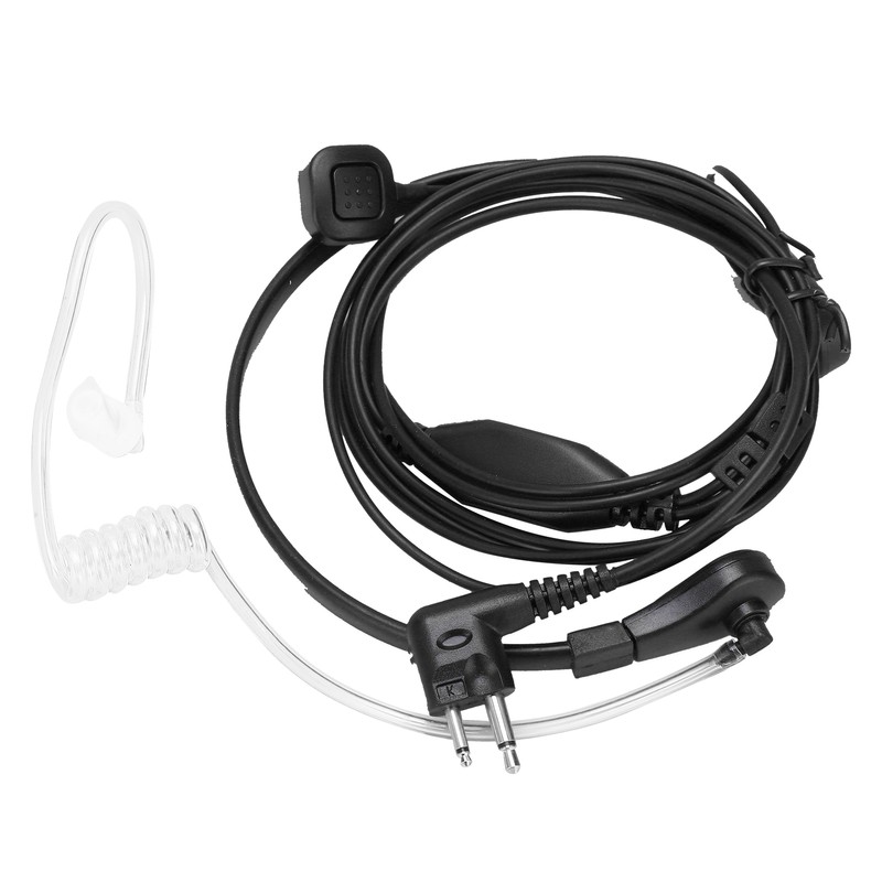 2 Pin Walkie Talkie Earpiece Noise Canceling Headset with MIC