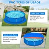 LEZZYRUCK 12ft Round Pool Liner Pad for Above Ground Pools,