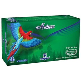 Avianz AZ-32558-DON-N-PF E-Z Don Blue Gloves, Size L, 200 Gloves Per Box; Ambidextrous/Beaded Cuff; Finger Textured