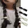 4 Pcs French Flat Bow Hair Clips for Women, Y2K