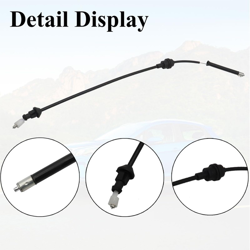 Throttle Cable Compatible with Chevelle/El Camino 1968-1972,Camaro 1970-1973,Monte Carlo 1970-1972,Carburetor