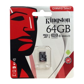 Original Kingston Technology 16GB/32GB/64GB/128GB Mini Genuine Micro SD Memory Card for Tablet, Mobile, Black (64GB)