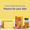 ASANTEE Turmeric & Ginger With Honey Cleansing Soap (Pack of