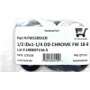 FC Chromeline (25) 1/2" Chrome 18-8 Stainless Steel Flat Washer