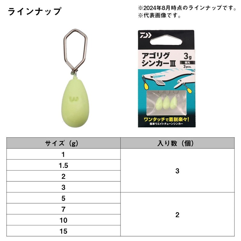 DAIWA Egi Sinker 3 0.2 oz (5 g)