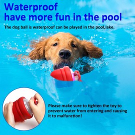 Mdupw Interactive Dog Ball Waterproof & Durable Interactive Floating Electric Dog Toy Ball-Pool & Outdoor Fun