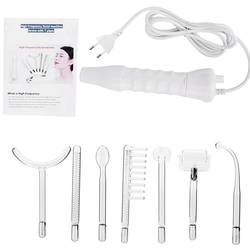 Portable Handheld High Frequency Electrode Machine Face Skin Care Acne