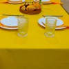 JYFLZQ Yellow Rectangle Tablecloth 60 x 84 Inch for 4
