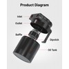 EVIL ENERGY Oil Catch Can, Universal Baffled Catch Can Kit