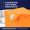 MW Pro Microfiber Cleaning Cloth | Orange | 12 Pack