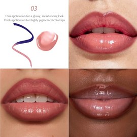 Delineador de labios rosa ciruela con brillo, 2 en 1 Lip Duo de larga duración, impermeable, tinte labial líquido hidratante para labios mate, tinte l