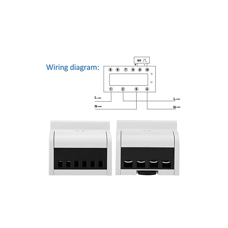 XTM75S-U 1-Phase Digital Energy Meter DIN Rail Electricity Meter 220