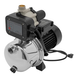 CUBELLIN Shallow Well Pump 1.5HP 1200 GPH Irrigation Jet Pump 115V Automatic Water Booster 157.48Ft Lift Water Pressure Booster Pump Water Transfer Pump for Garden, Farmland