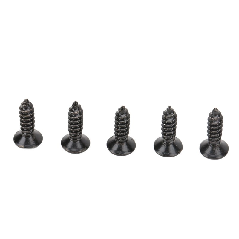 100PCS Guitar Pickguard Screws Metal Guard Plate Mounting Screw Electric