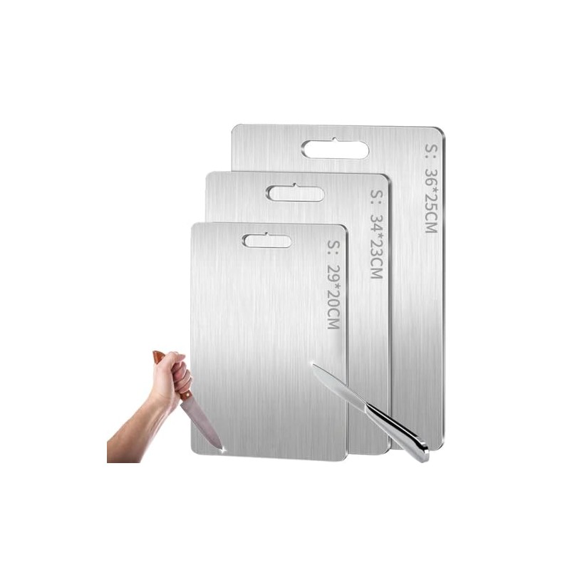 Cutium Titanium Cutting Board, Titanium Cutting Board, Pure Cut Titanium