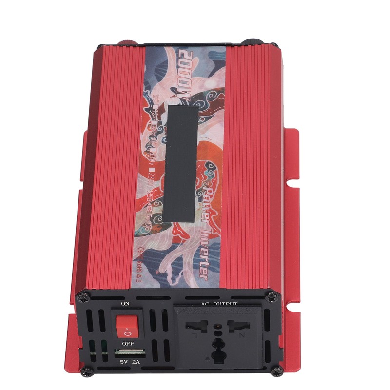Car Power Inverter DC to AC Fast Heat Dissipation LCD