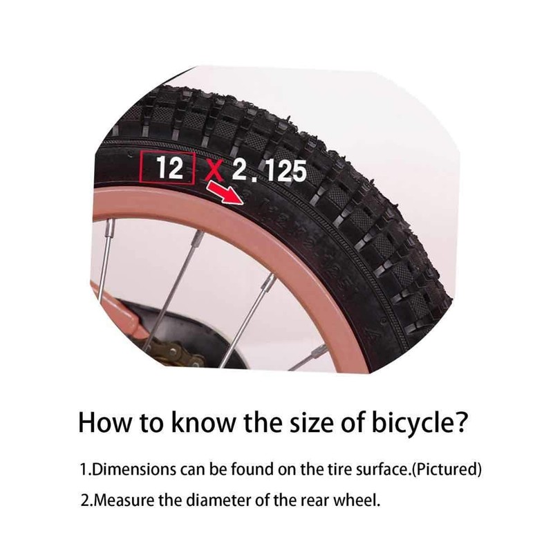 Training Wheels for Bicycle,Flash Mute Wheel Compatible for Bikes of