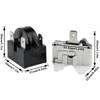 AYLIFU 1PCS QP-02-4.7 Ohm PTC Refrigerator Start Relay 3 Pin