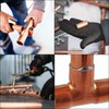 sourcing map Copper Tube, 15mm OD 1mm Wall Thickness 150mm