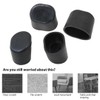JRSHOME 4-Pack Replacement Rubber Base Leg Feet Fit for Dewalt