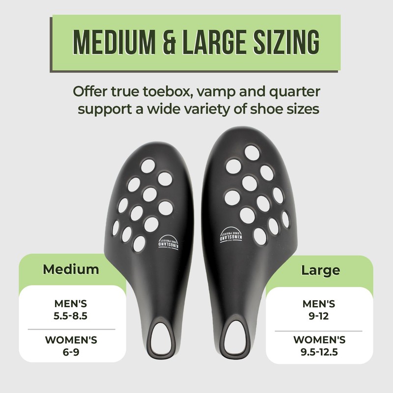 Fresh Flow Shoe Trees |Medium 10-Pack| Simple, Aerated Shoe Trees