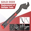 GOLD DEER 12" Self Adjusting Wrench 0.75"-1.69"(19-43MM) Multi-Function Self Locking