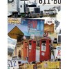 Timeless Treasures ROUTE 66 BY TIMELESS TREASURES BIG RIGS TRAINS
