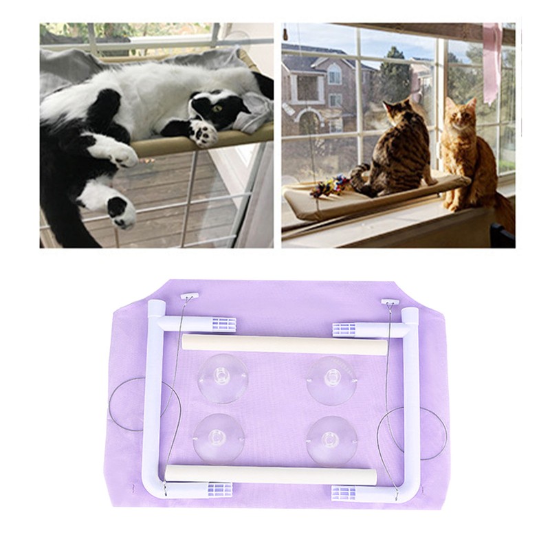 Cat Window Hammock Suction Cup Detachable Washable Comfortable Window Mounted