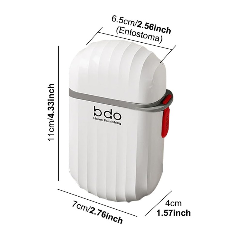 Double Layer Drainable Soap Dish with Lid -Soap Case Bar