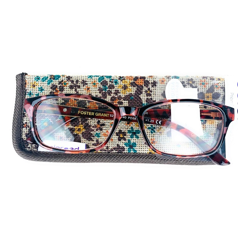 Foster Grant Reading Glasses Lisa Tortoise +1.25 Strength