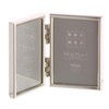 Sixtrees Cambridge 2-400-02 Silver Plated Folding Photo Frame for two