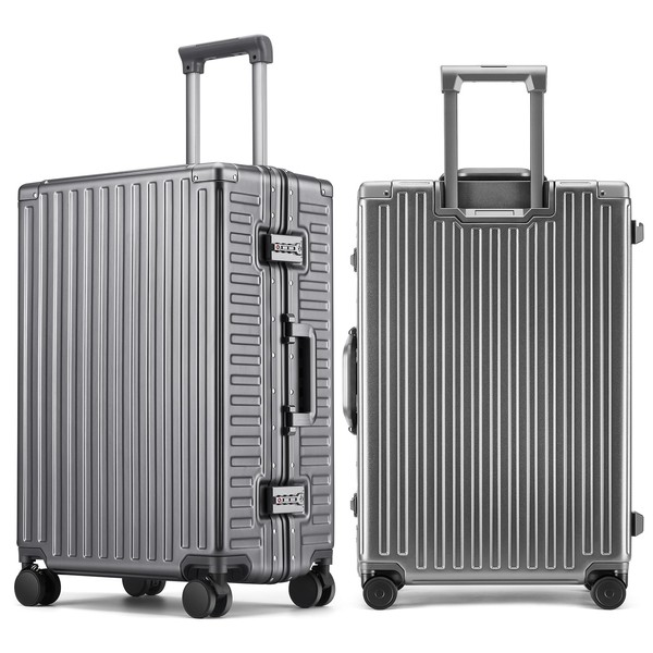 ROAMING Zipperless Luggage Airline Approved with Polycarbonate Aluminum Frame, Lightweight