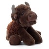 The Petting Zoo Floppy Bison Stuffed Animal Plushie, Gifts for
