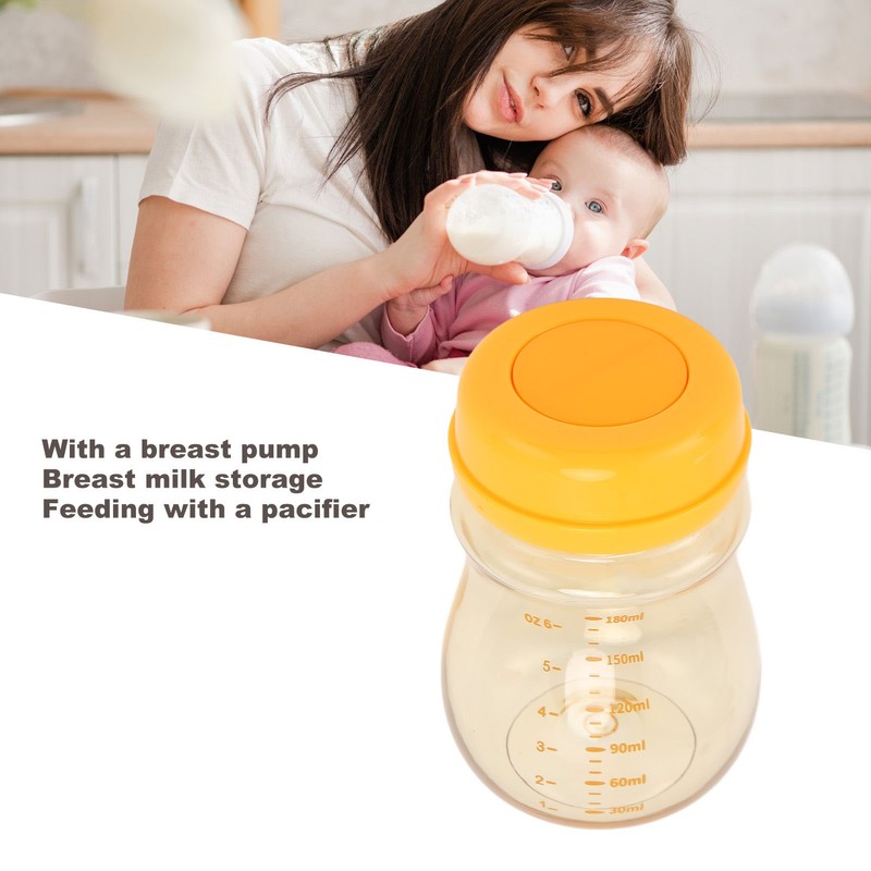 Breastmilk Storage Bottles with Lid Wide Mouth Breastmilk Containers Collection