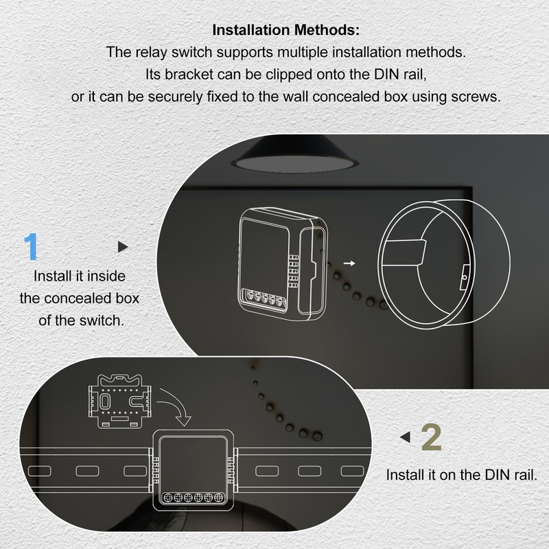 Smart Relay Switch Module for Zigbee for Tuya App Remote