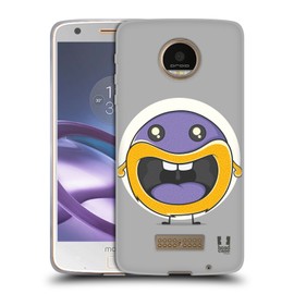 Head Case Designs Wide Mouth O Alphabet Monster Soft Gel Case Compatible With Moto Z Force/Z Force Droid