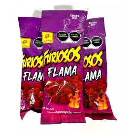 De La Rosa 8-Pk De La Rosa Cacahuate Japones Furiosos Flama 42g/ 1.48oz