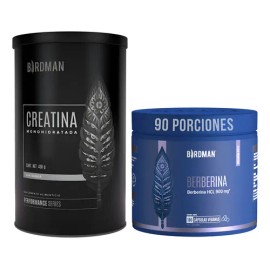 Creatina Micronizada + Berberina Hcl 180 Cáps 900mg Birdman