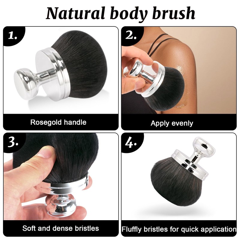 Hebterrka Blend & Blur Extra Large Body Makeup Brush for